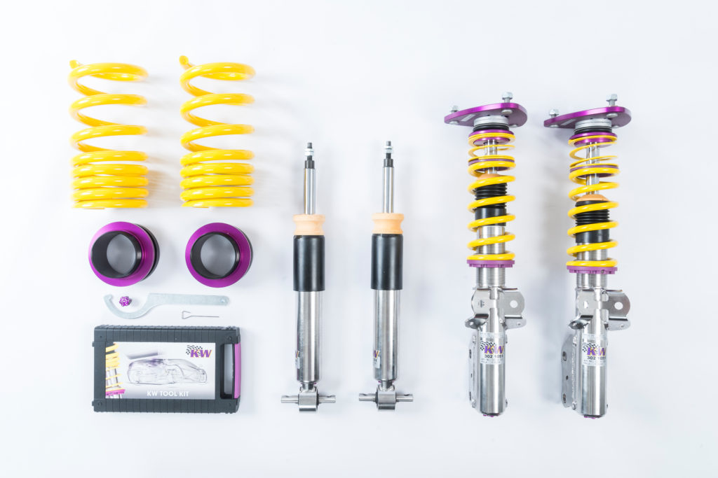 KW Suspension - 2-Way Clubsport Coilover Kit incl. Top Mounts for Focus ...